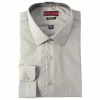 Budget 👏 Dress 👚 Shirts Mens Architect® Regular Fit Stretch 👗 Dress 👚 Shirt - Ghost Grey 🎁