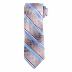 Cheap 👏 Ties Mens Architect® West Stripe Tie - Purple 🌟